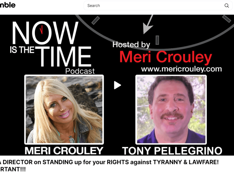 Meri Crowley interviews Tony&nbsp;Pellegrino